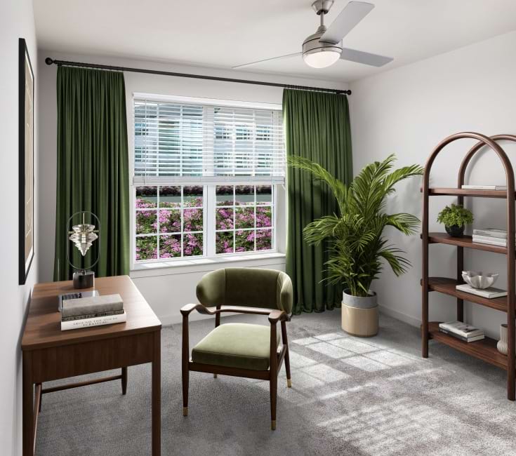 Sunroom with oversized windows and natural light Sunroom with oversized windows and natural light
